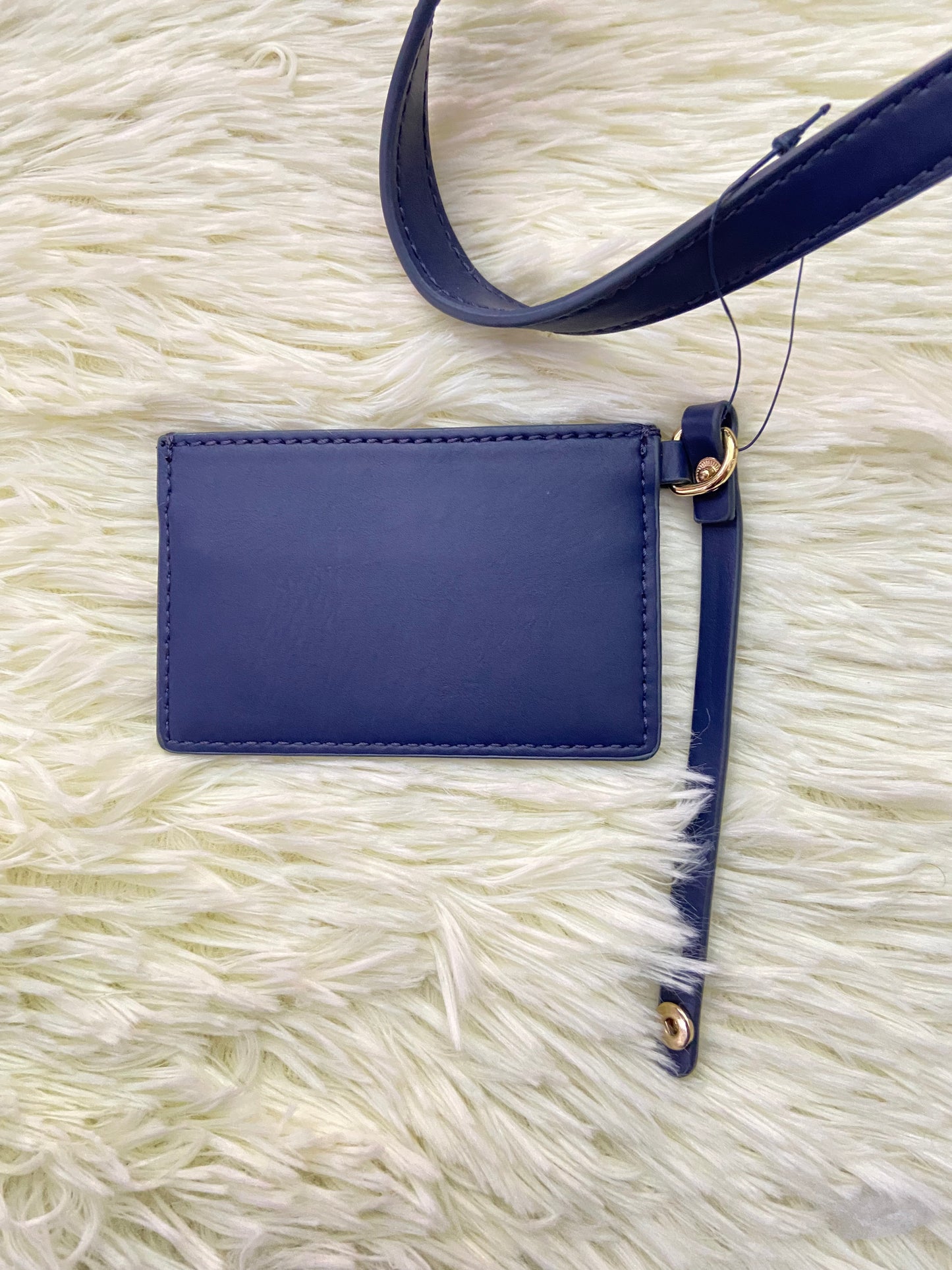 Cartera grande y tarjetero TOMMY HILFIGER original, azul marino con rayas en color rojo y blanco.