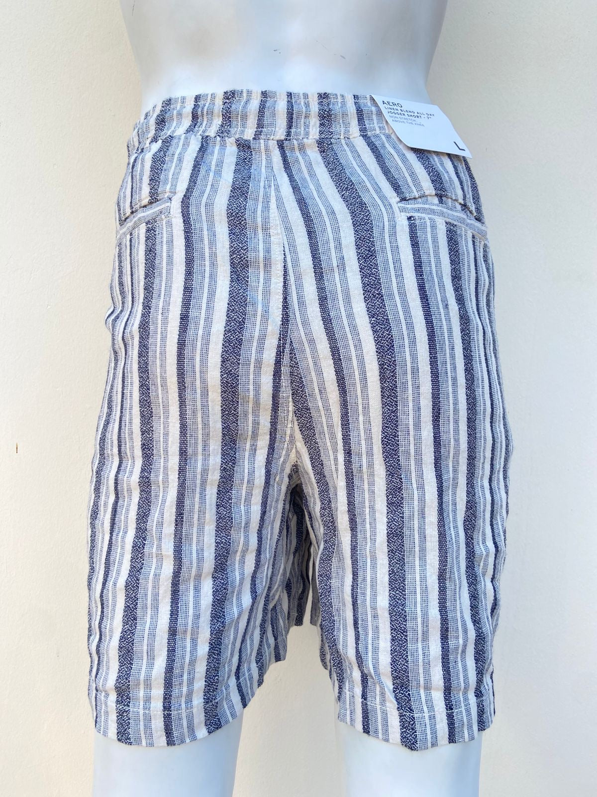 Bermuda hombre AÉROPOSTALE Original, lino fresco, suavidad y durabilidad en cada fibra., con lazo ajustable