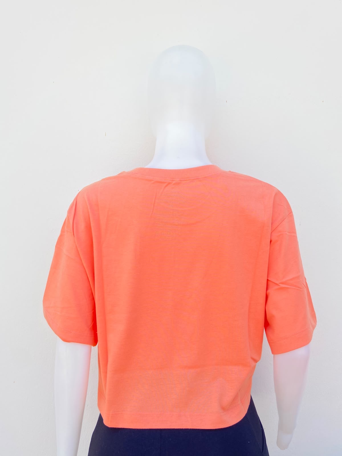 Top The Rolling Stones original,naranja claro con estampado de boca y letras THE ROLLING STONES.