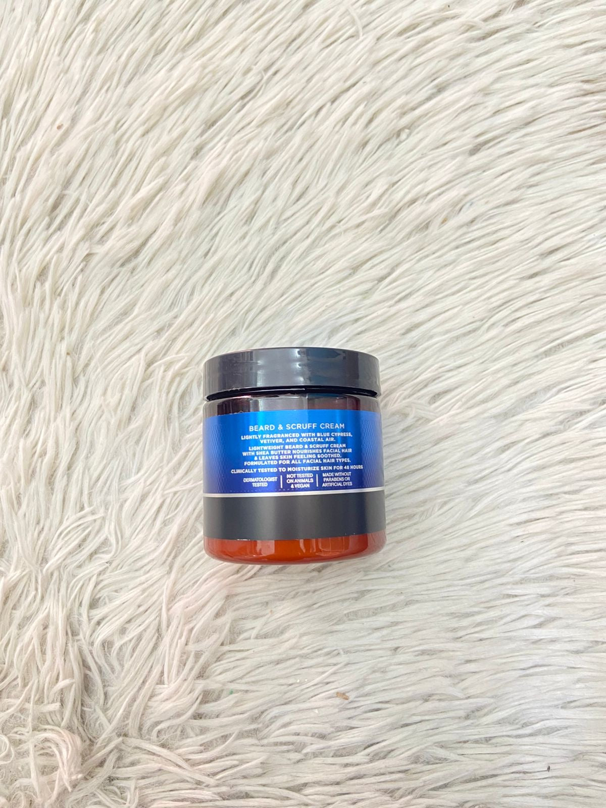 Crema Bath & Body Works original, azul OCEAN BEARD & SCRUFF CREMA.