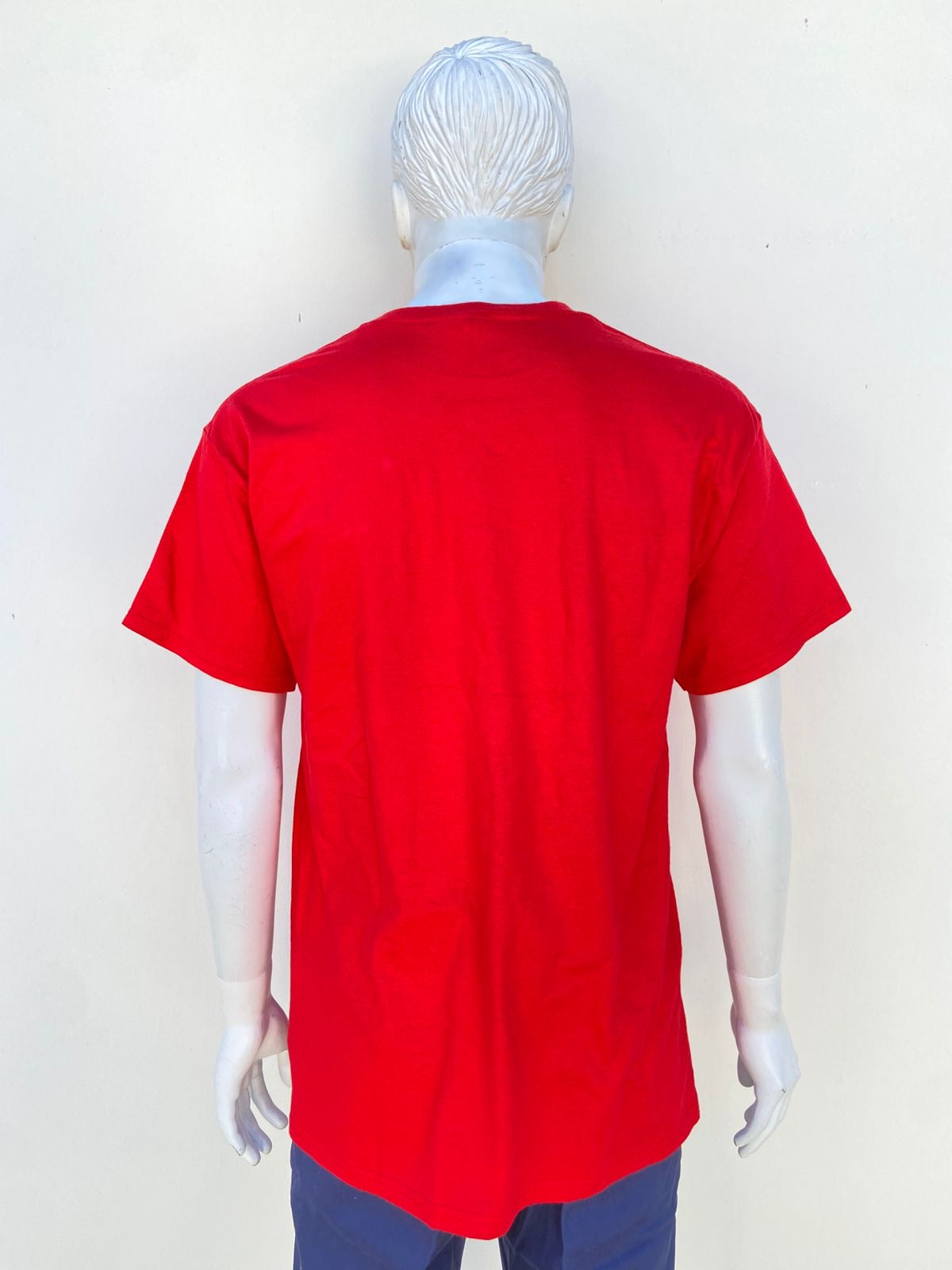 T-shirt GILDAN original, rojo liso, 100% algodón.