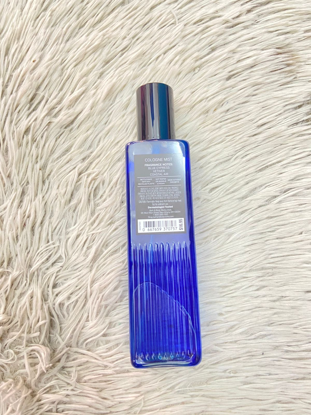 Set Bath & Body Works original, azul marino, OCEAN, con colonia, crema y calmante después del afeitado.