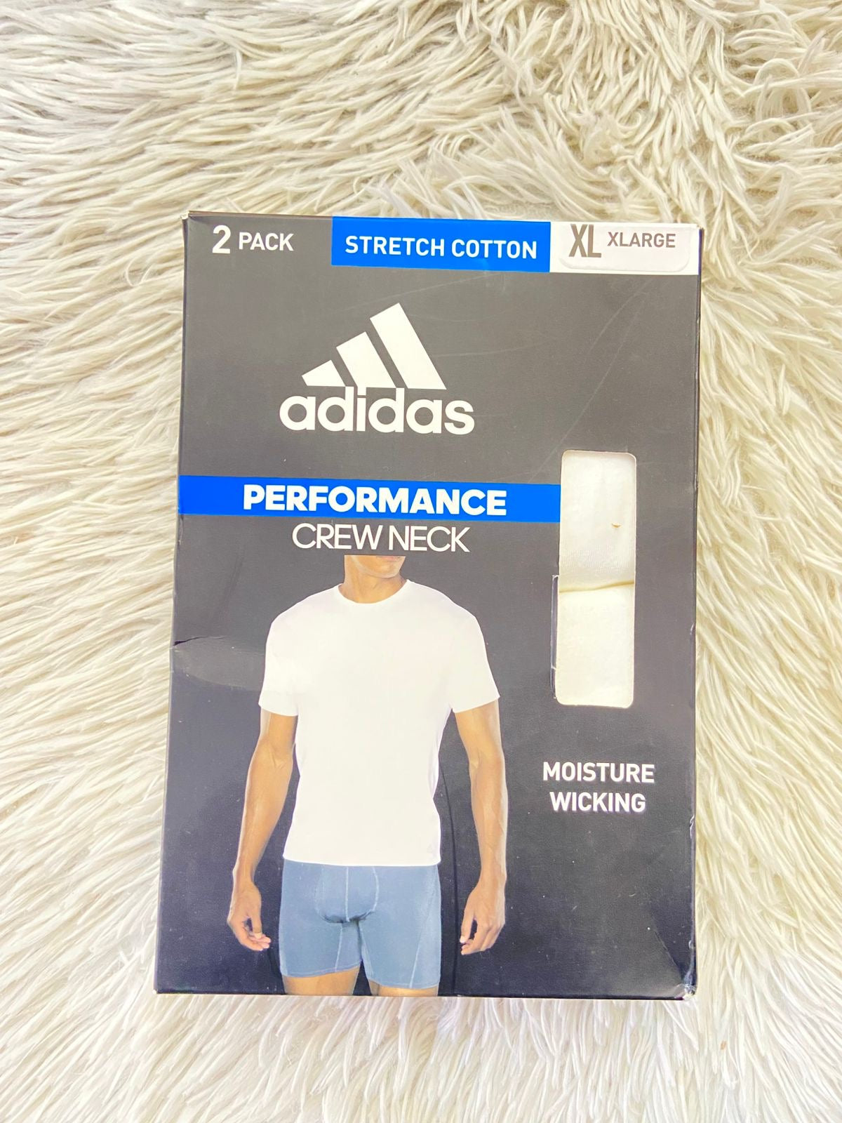 T-shirt ADIDAS original, blanco liso, esencial.