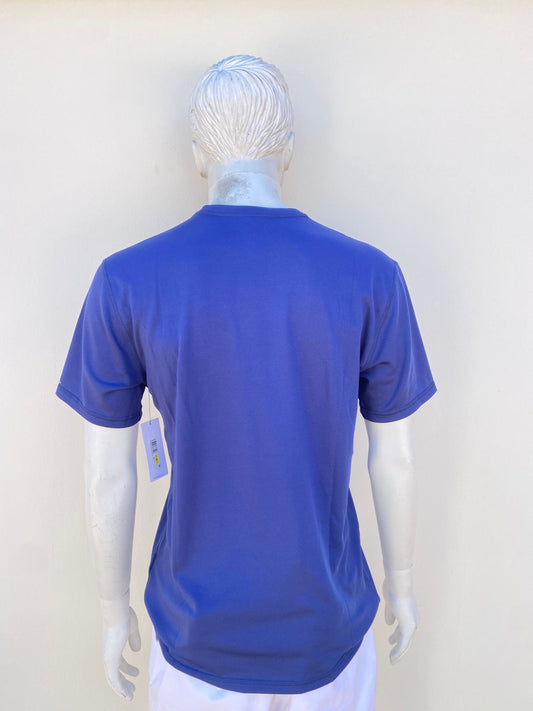 T-shirt CALVIN KLEIN original azul marino con letras de la marca en color blanco.