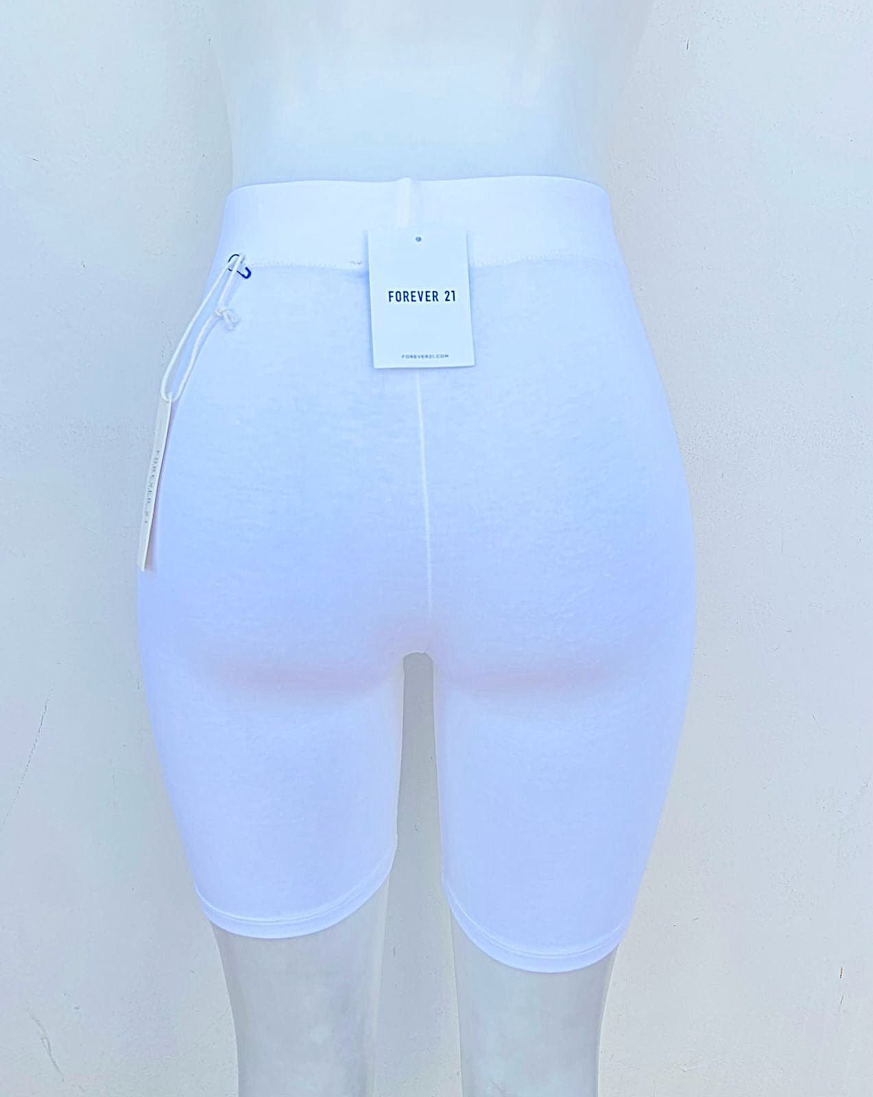 Legging/ licra Forever 21 Original Bicicleta en color blanco
