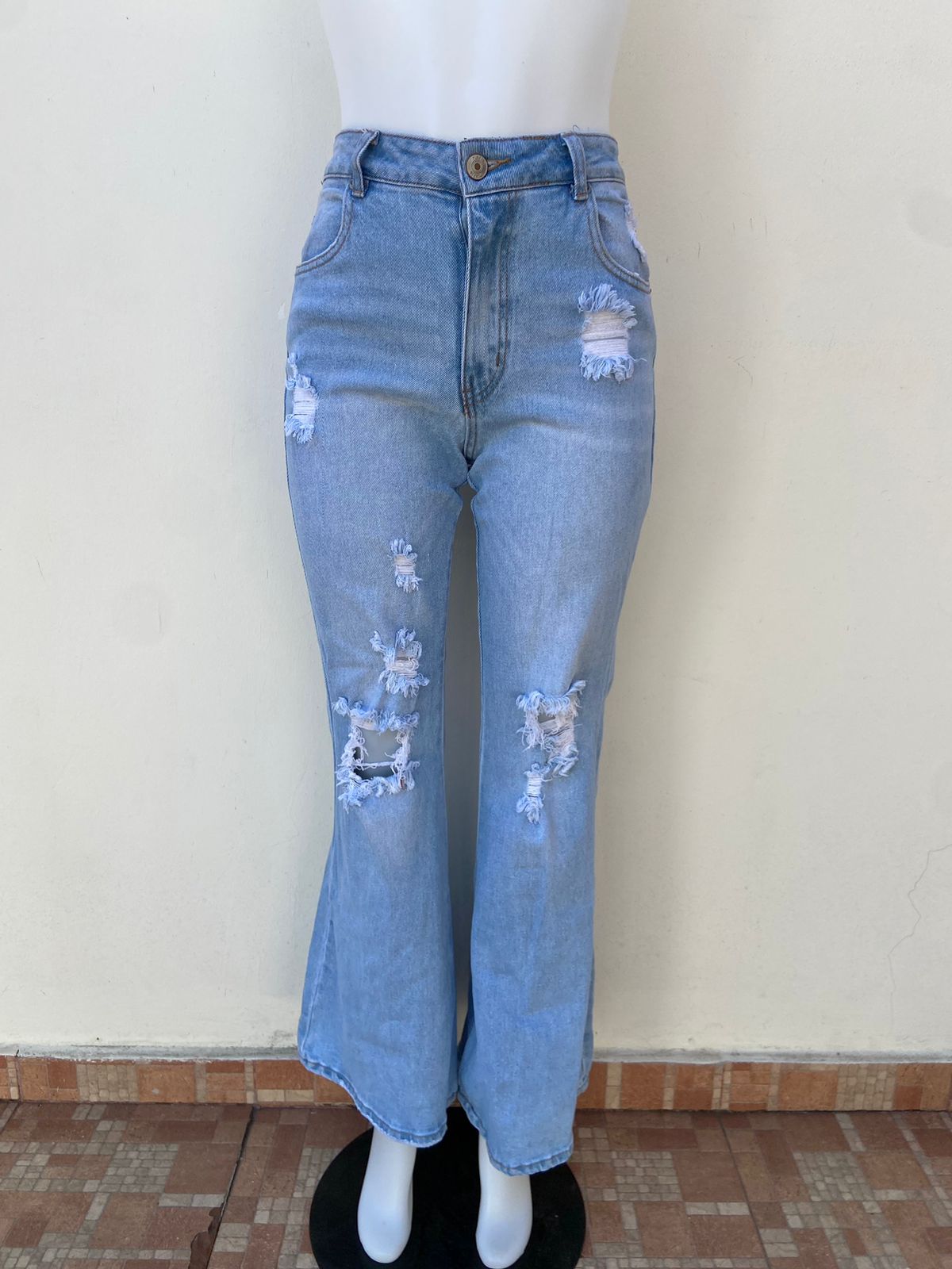 Pantalon jeans HOLLISTER original, HIGHEST- RISE VINTAGE BAGGY , azul –  Qlindo Store