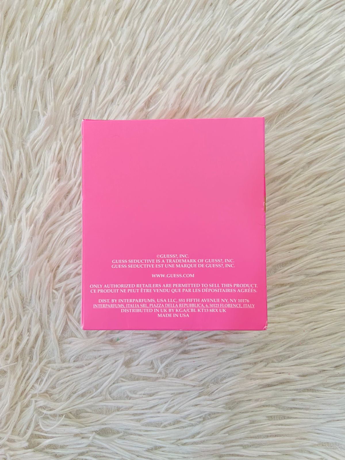 Perfume GUESS original SEDUCTIVE DREAM, rosado.