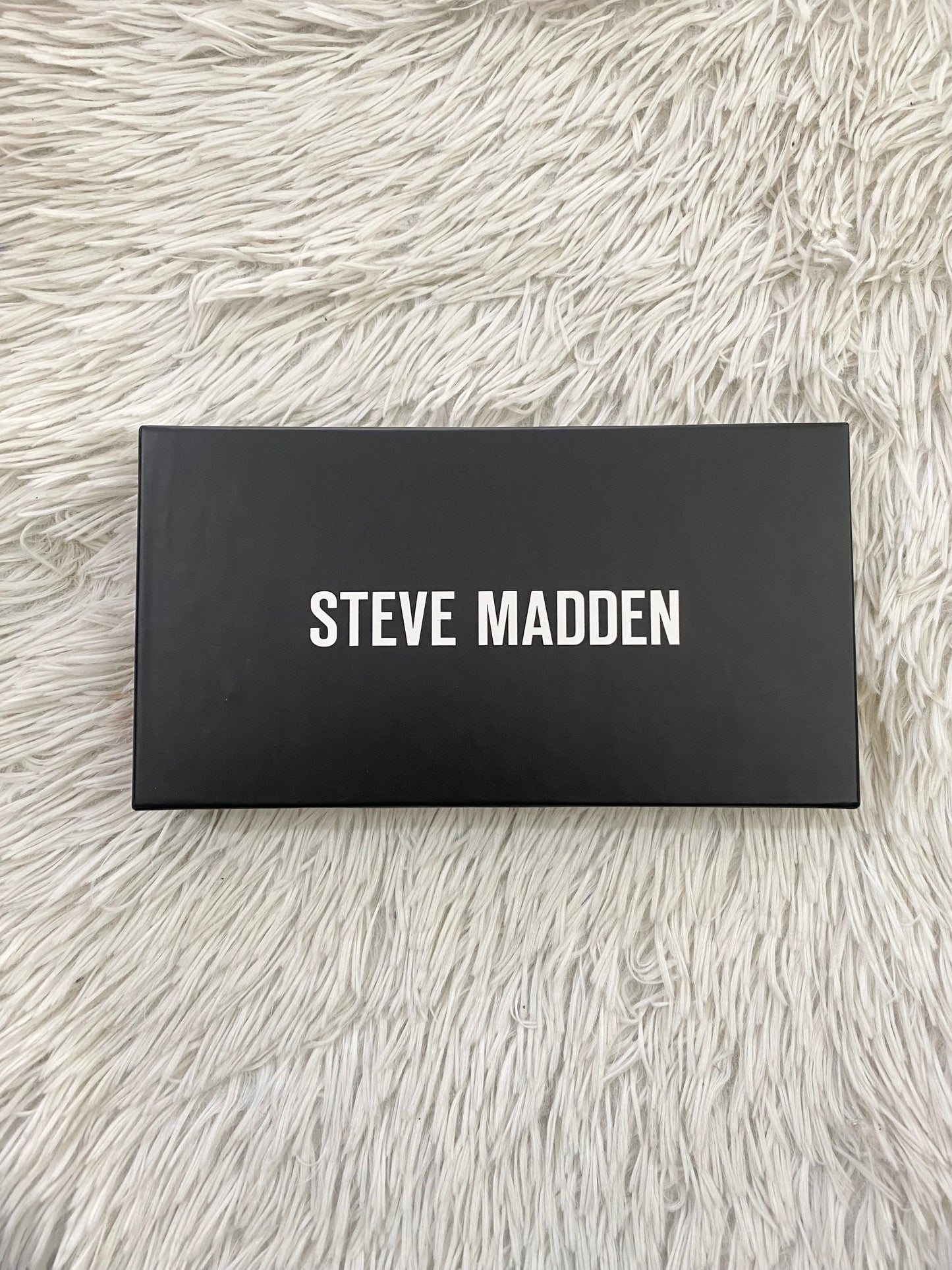 Billetera set con llavero STEVE MADDEN original, negra