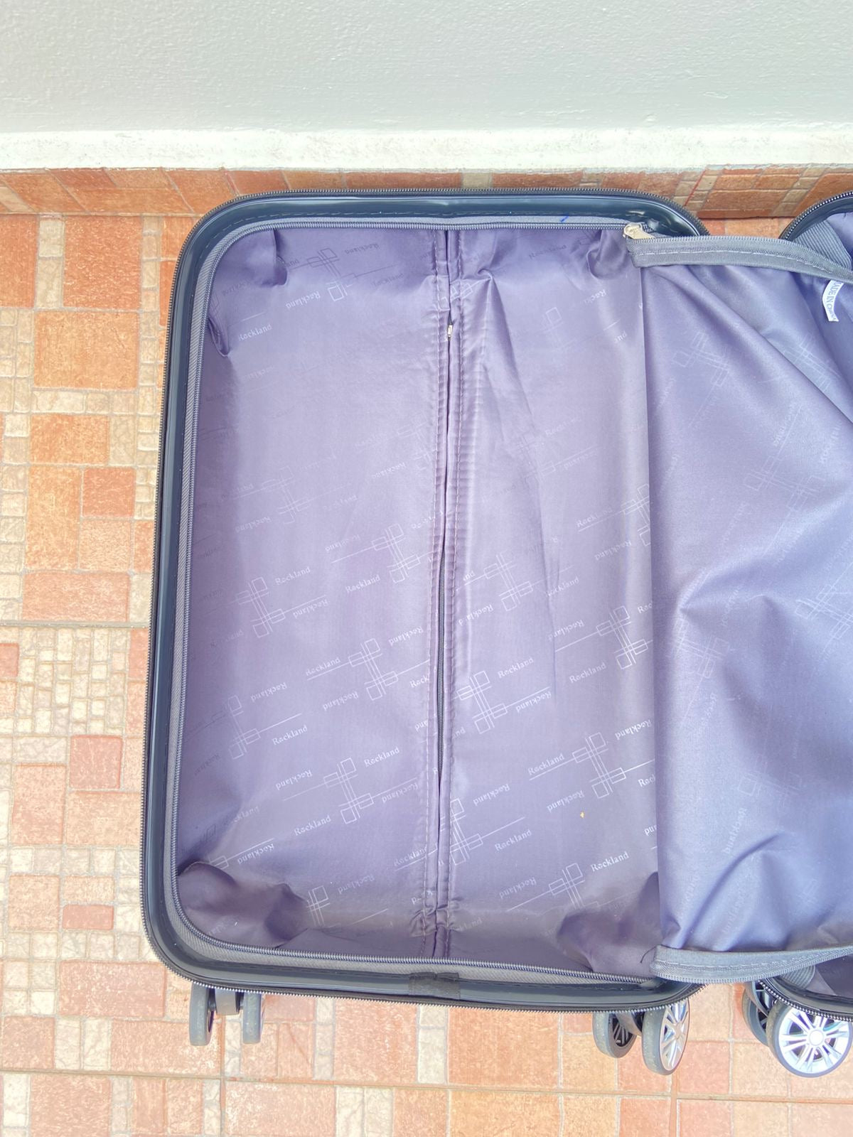 Maleta ROCKLAND original, azul claro lisa PEQUEÑA