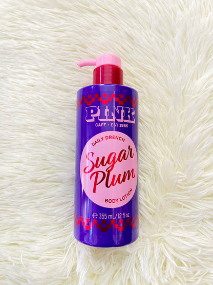 Set PINK original de crema y aceite iluminador, SUGAR PLUM.