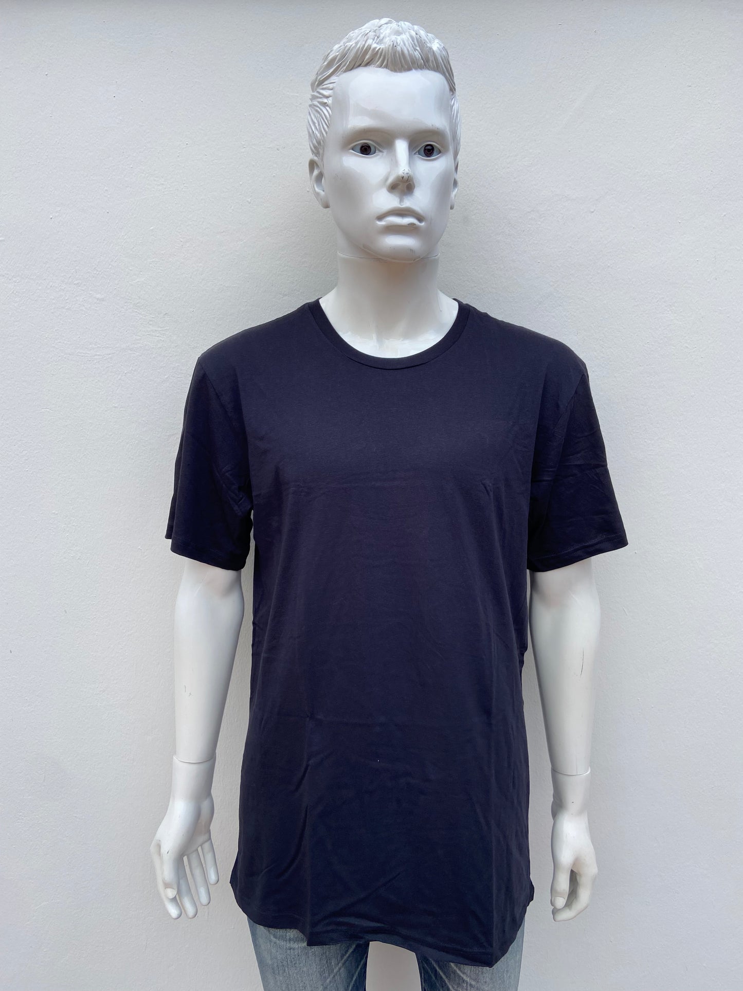 T-shirt 7 J 1 original, negro liso, 100% algodón.