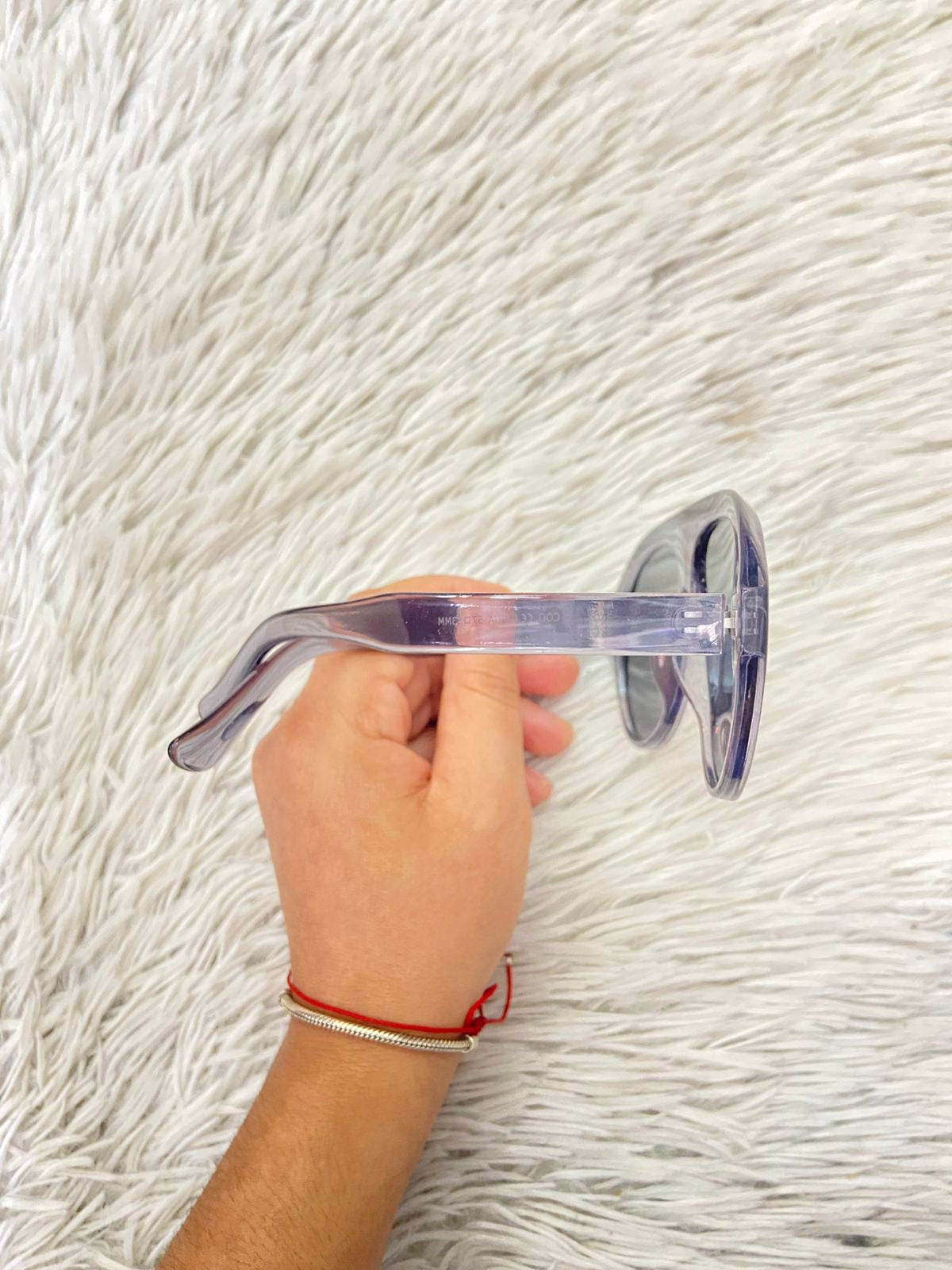 Lentes en color gris transparente y micas oscuras