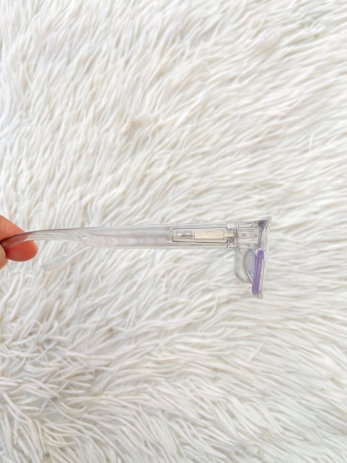 Lentes transparentes con micas claras. pequeño