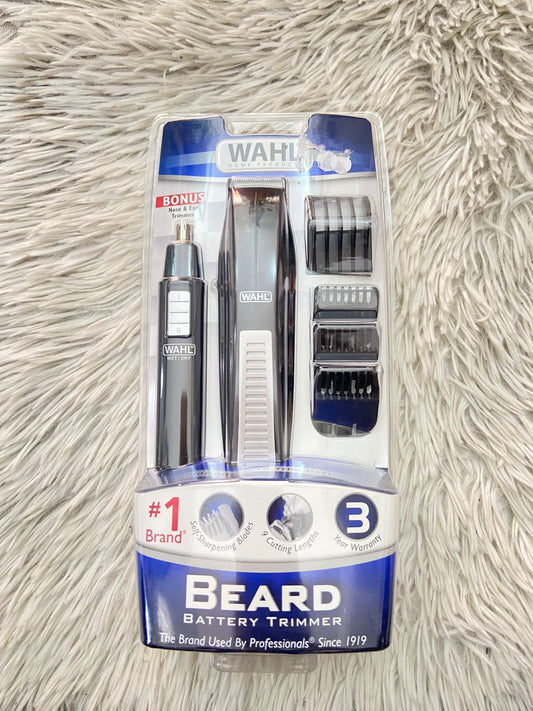 Kit de Máquina para cortar pelo WAHL original, con sus accesorios y maquina para los vellos nasales.