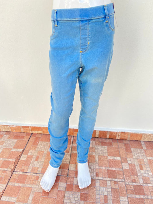 Pantalon Wonder Nation Original en color azul claro, dos bolsillos atras.