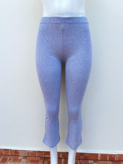 Legging, licra SWEET BUTTERFLY original, Gris claro liso, campana.