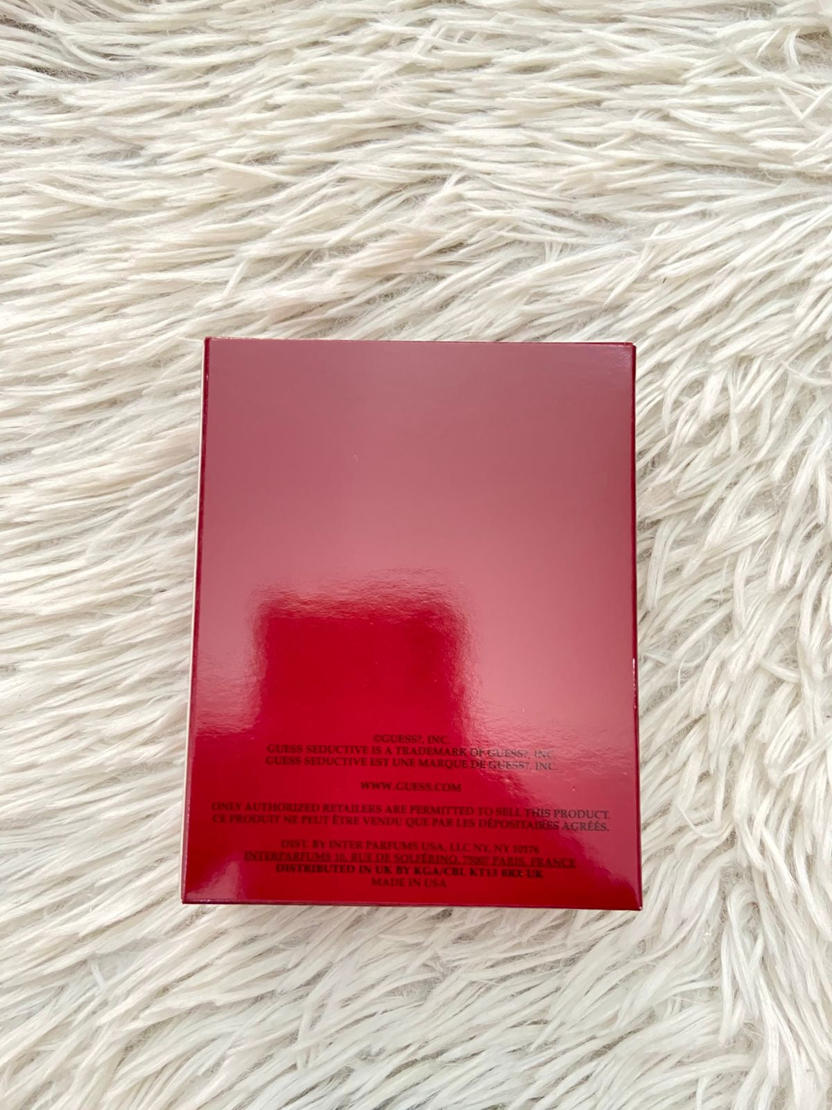 Perfume GUESS original, rojo oscuro GUESS SEDUCTIVE HOMME. ( 50 ML)