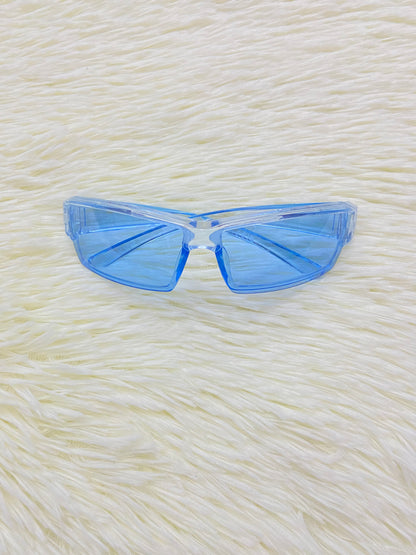 Lentes, azul claro ( transparente) con protección UV 400.