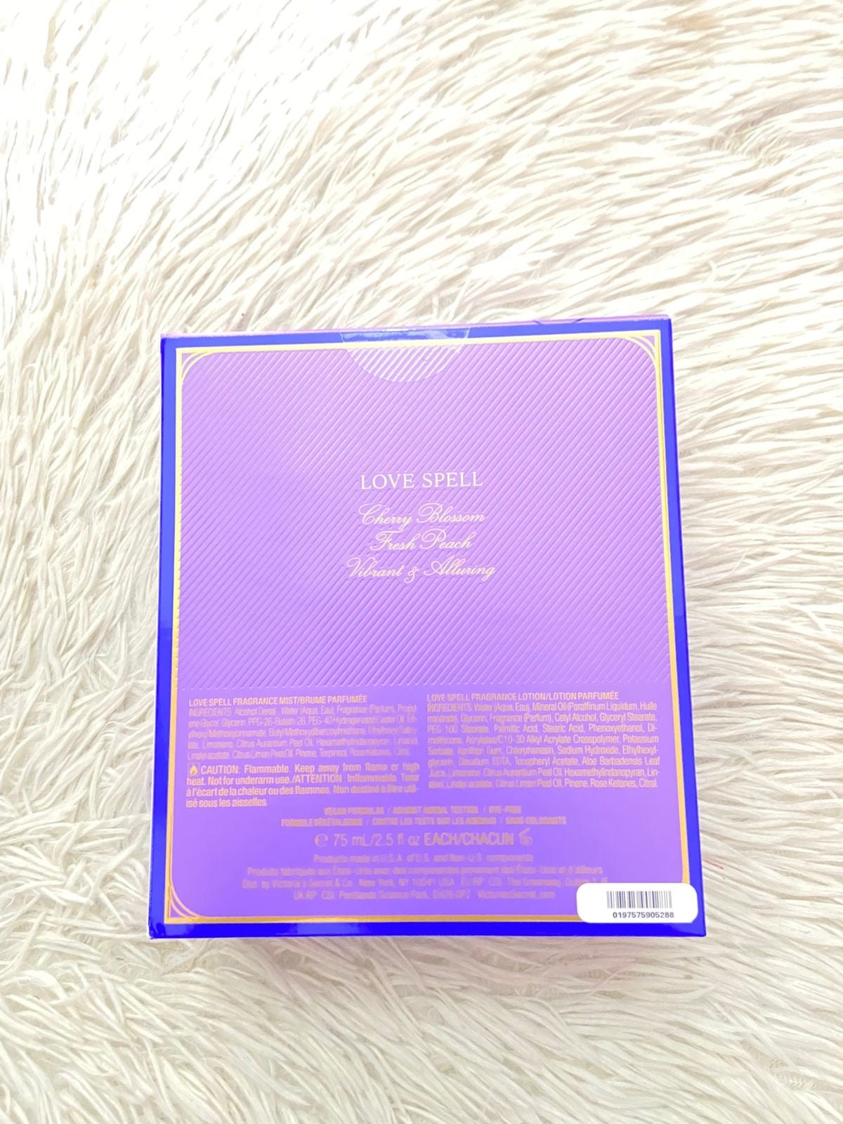 Set Victoria’s Secret Original, Love Spell colonia y crema