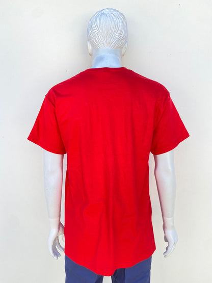 T-shirt GILDAN original, rojo liso, 100% algodón.