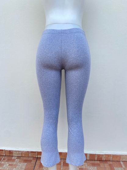Legging, licra SWEET BUTTERFLY original, Gris claro liso, campana.