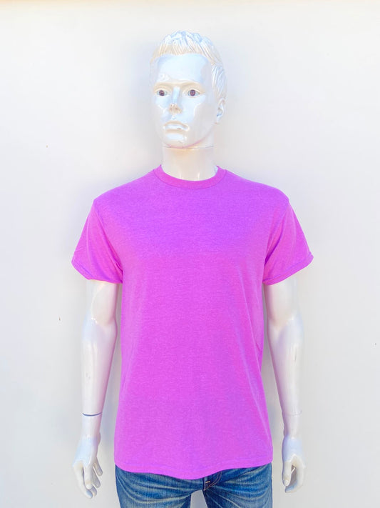 T-shirt GILDAN original, en color morado liso, 100% algodón