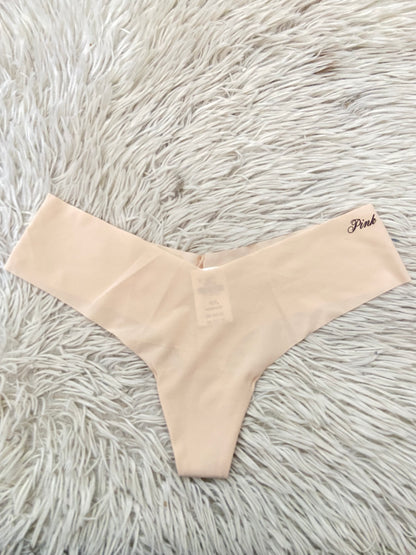 Panti PINK original, crema con letras PINK en negro.