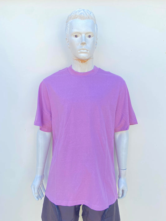 T-shirt, morado lila liso, esencial, 100 % algodón.