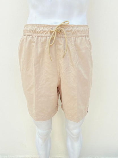 Bañador/Baggy GEORGE original color crema ( beige) liso, con lazos ajustables.