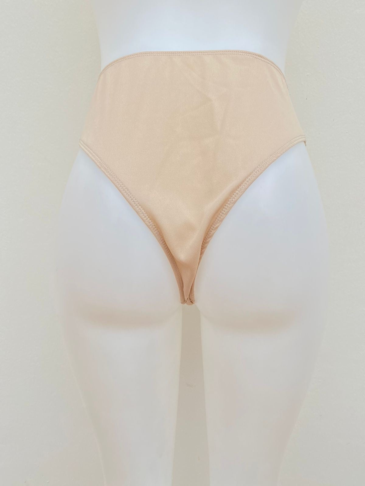 Panti crema ( Beige ) , alto liso.