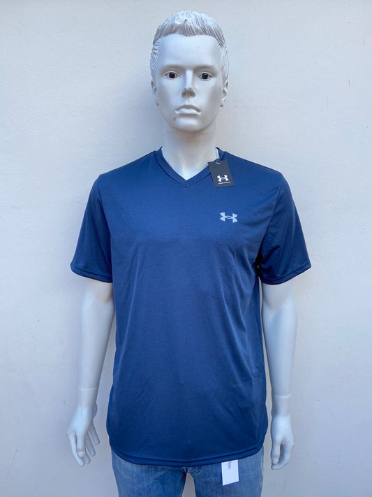 T-Shirt UNDER ARMOUR Original en color azul marino con logotipo de la marca al lado