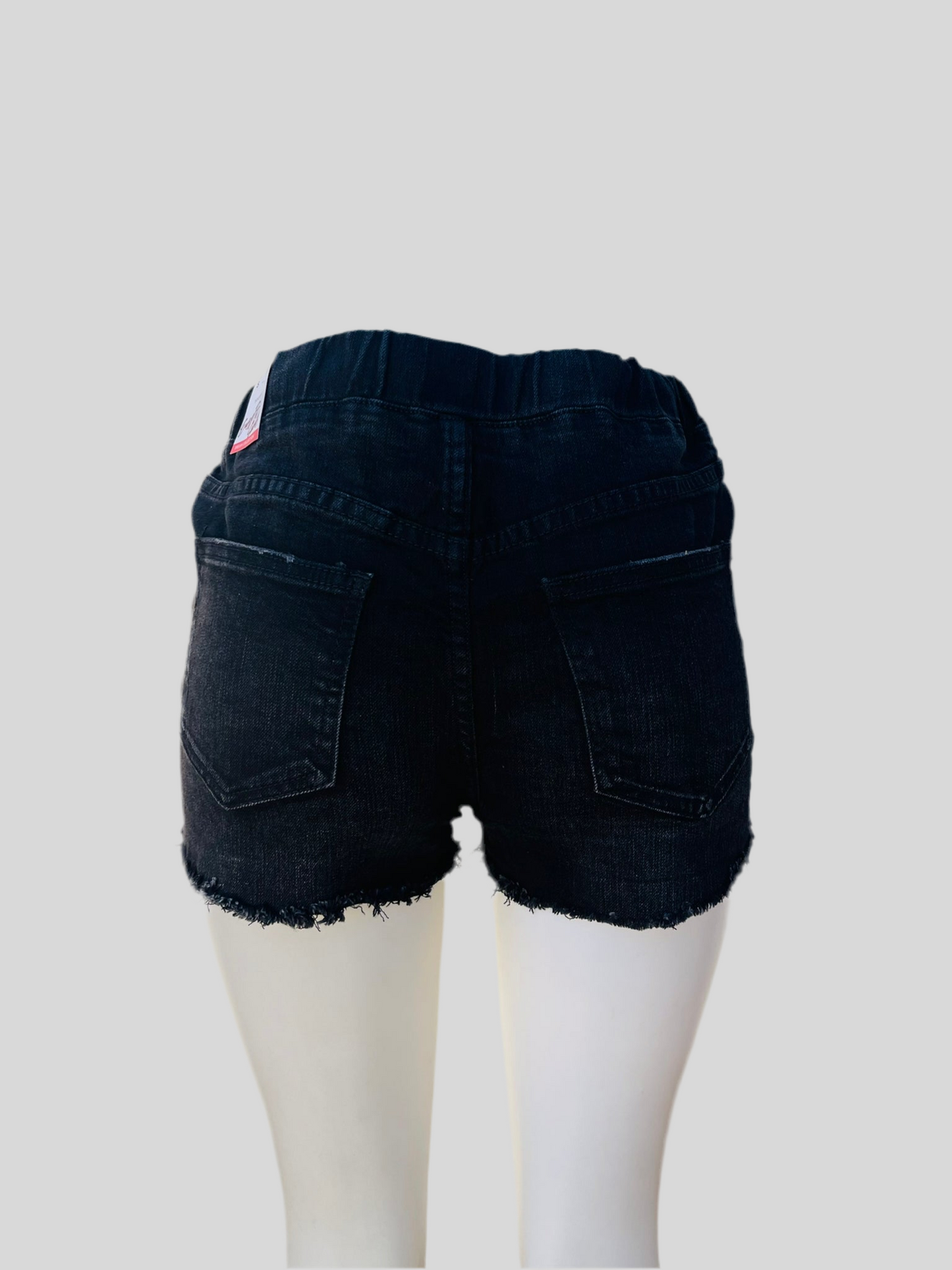 Short YMI Dream collection original negro con rasgados y lazo ajustables