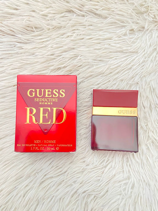 Perfume GUESS original, rojo oscuro GUESS SEDUCTIVE HOMME. ( 50 ML)