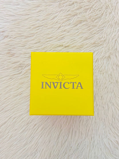 Reloj INVICTA original, negro con fondo en azul marino y turquesa