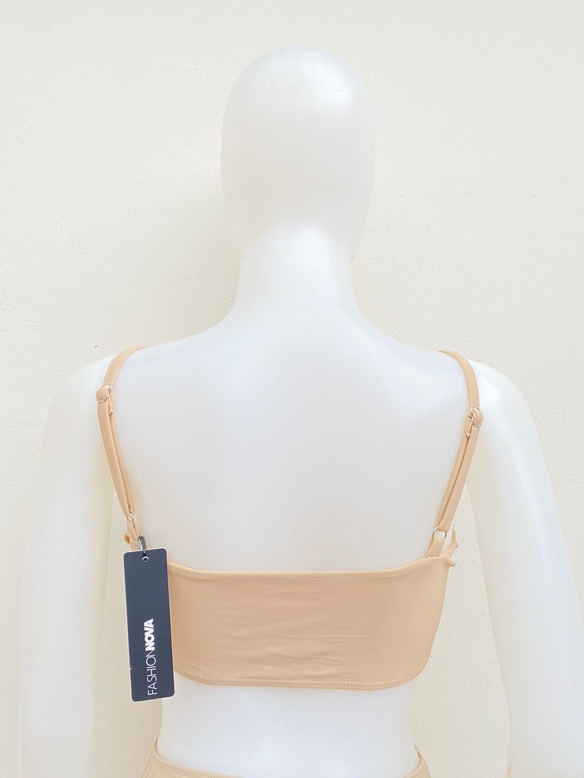 Top/ Bra Fashion Nova original crema (SAND).