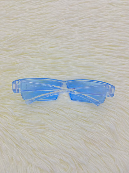 Lentes, azul claro ( transparente) con protección UV 400.