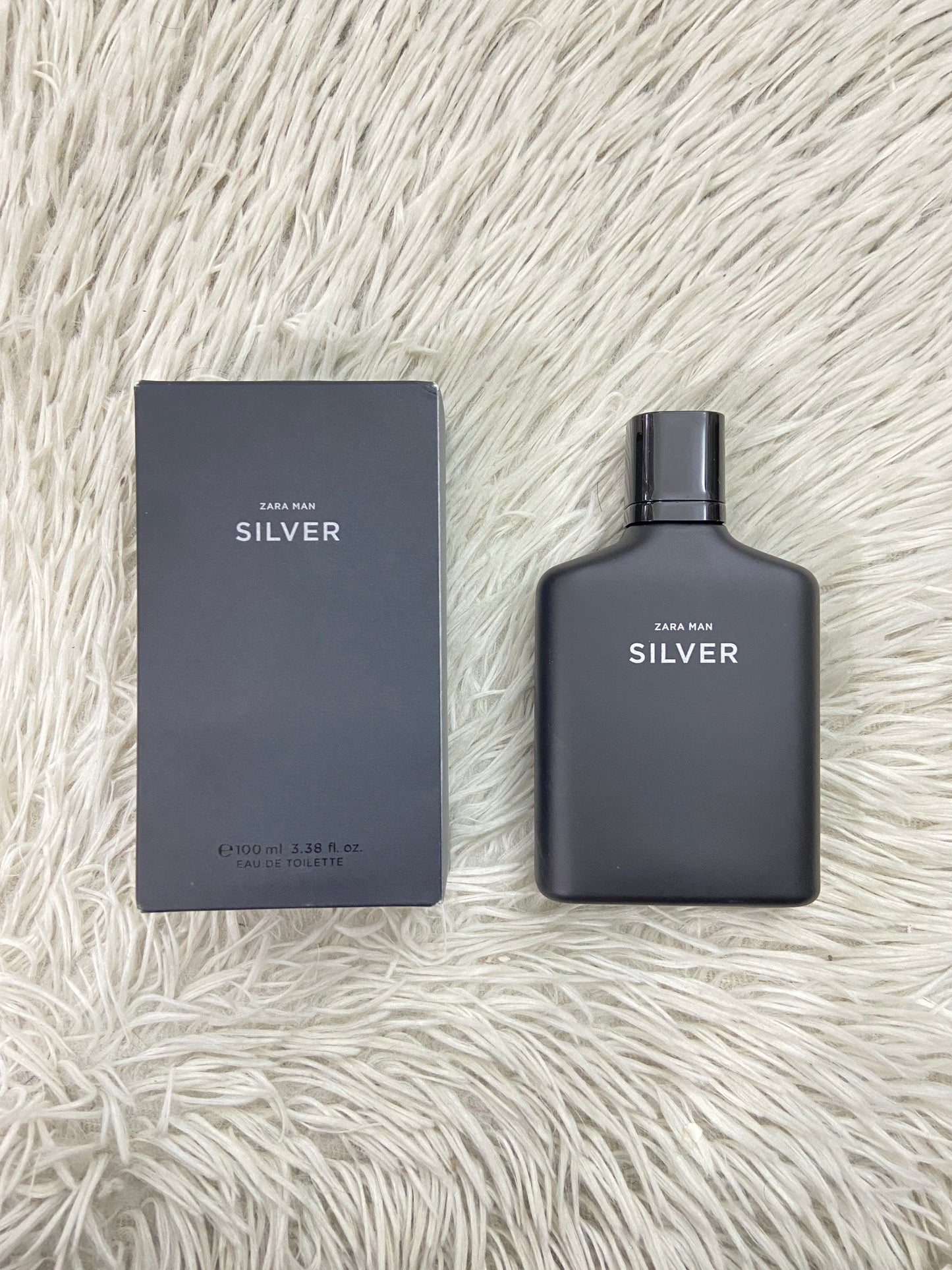 Perfume Zara Man original SILVER, para hombres