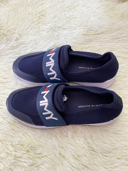 Tenis/ Alpargatas Tommy Hilfiger original, azul marino con letras         T❤️MMY en blanco.