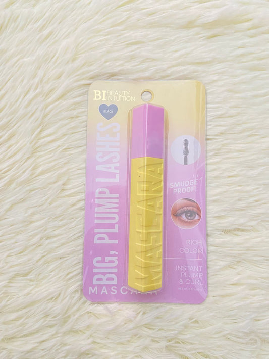 Mascara de pestañas BI BEAUTY INTUITION original, Efecto rizado al momento,  Fórmula anti manchas. color negro.
