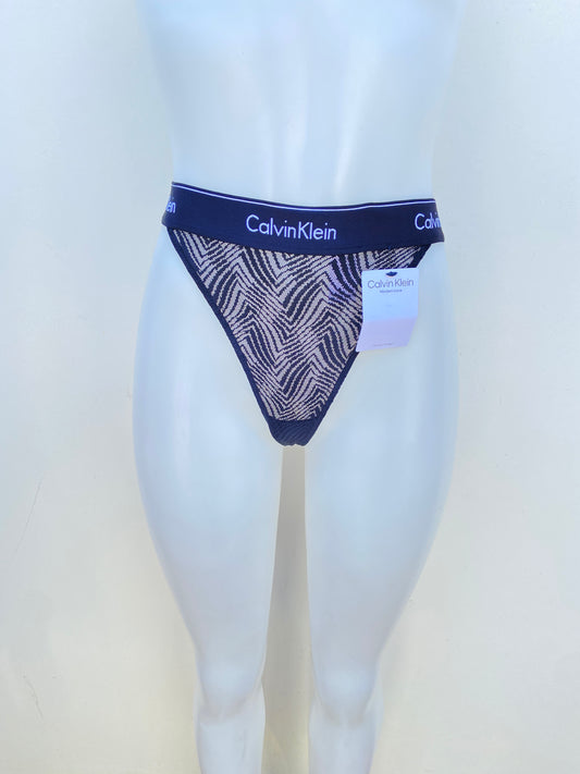 Panti Calvin Klein original negro transparente.