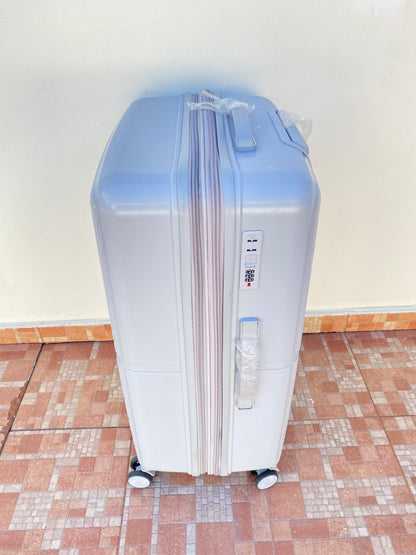 Maleta NAZHURA original, gris lisa, GRANDE. 📲 829-571-6280