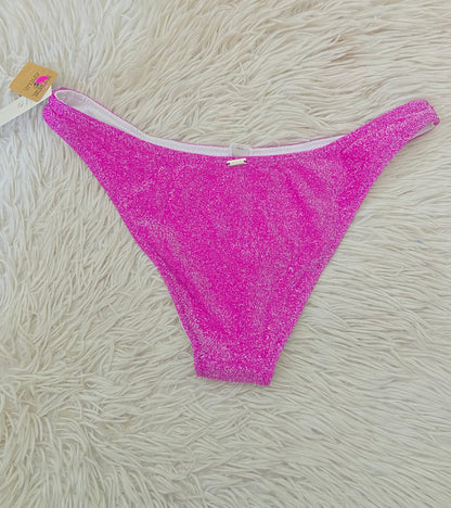 Panti/ Biquini PINK original rosado con brillos.