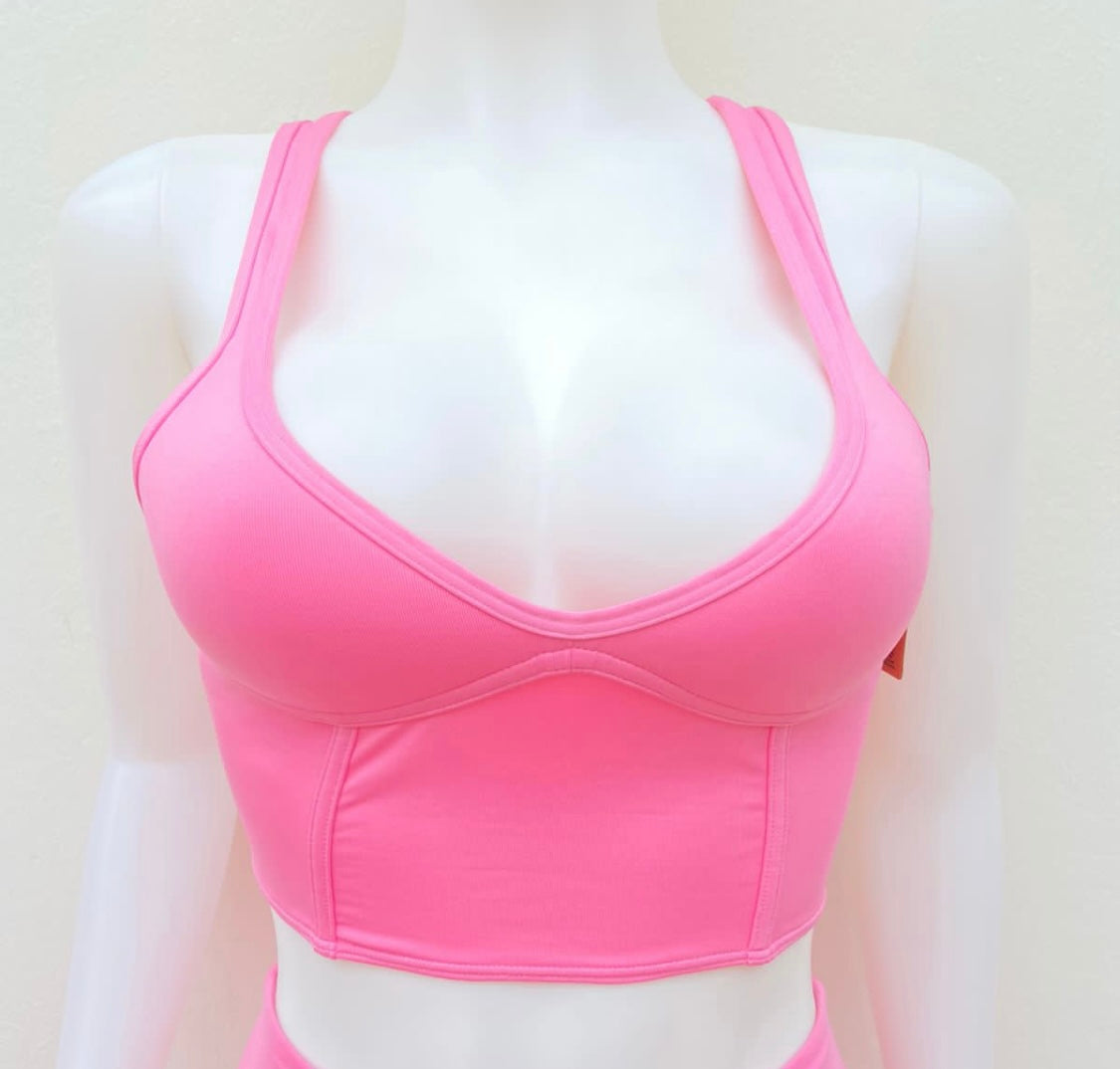 Top Bra Pink Victoria’s Secret original, rosado Barbie.