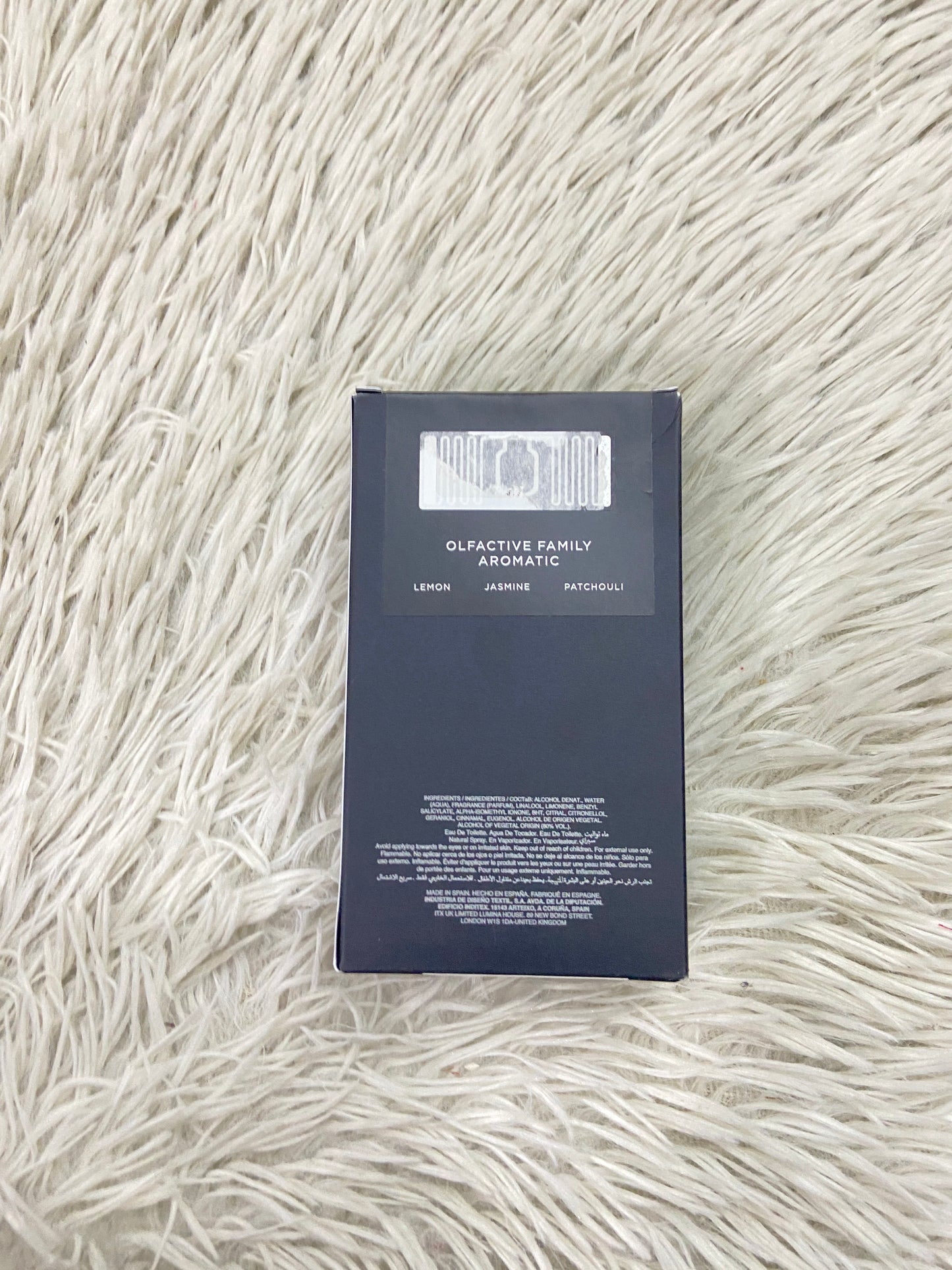 Perfume Zara Man original SILVER, para hombres