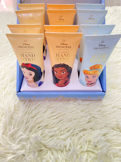 Crema DISNEY PRINCESS original, con olores de vainilla, coco y manzana, Moana, Blanca Nieves y cenicienta.