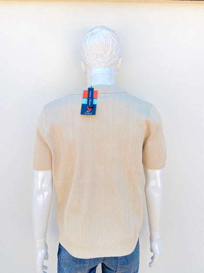 Polocher/Sueter NOBLE original, con color crema liso.