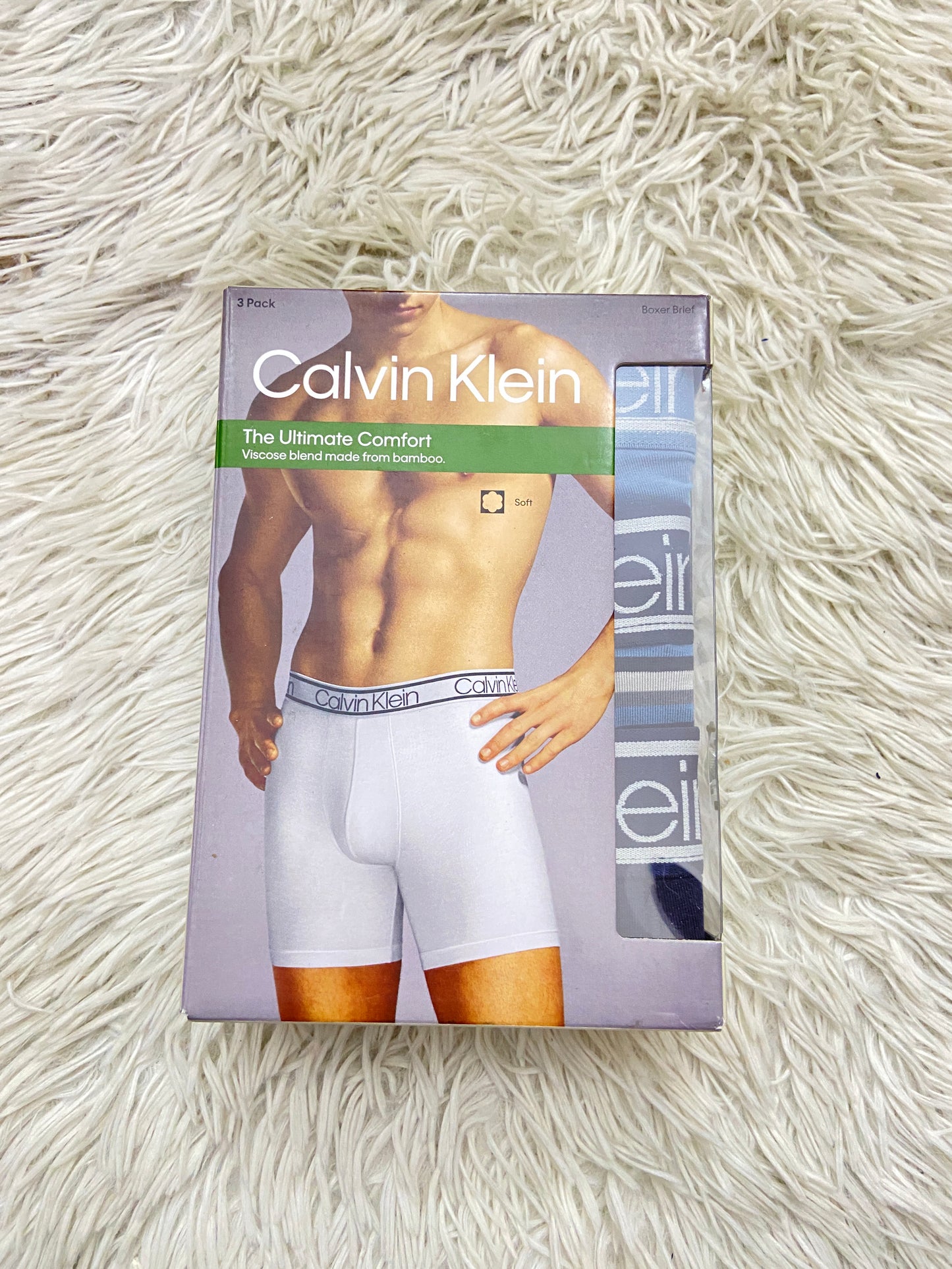 Boxers Calvin Klein pack-3 original en diferentes tonos de azul.