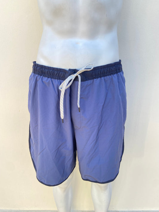 Bañador SONOMA original, azul marino con lazo ajustable en color blanco.