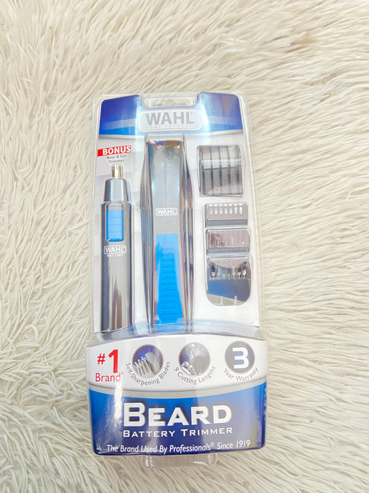 Kit de máquina para cortar pelo WAHL HOME PRODUCTS con accesorios y mini máquina para vellos nasales.