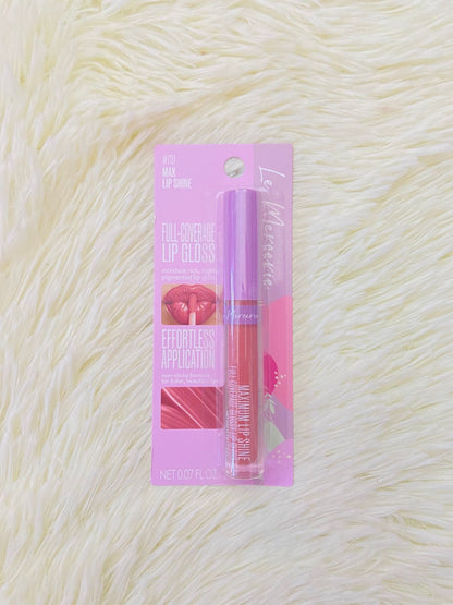 Pinta labio/ Lip GLOSS LE MERCERIE original, color rosa palo FULL COVERAGE #721.